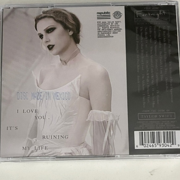 🔥 Taylor Swift TTPD CD ft. “Fortnight” (Acoustic) - Sealed New - Picture 3 of 3